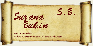 Suzana Bukin vizit kartica